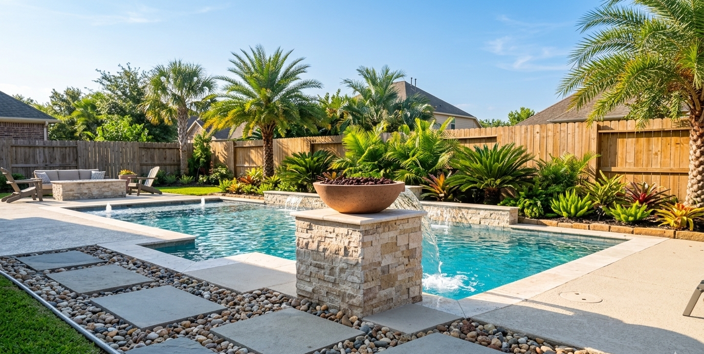 Custom pool in Katy, TX